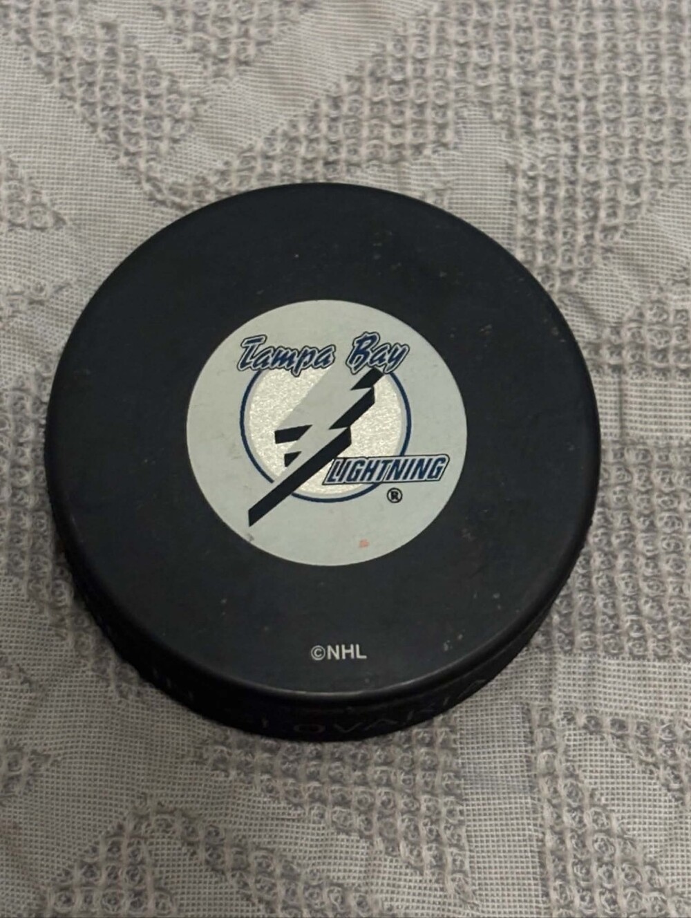 Vintage Tampa Bay Lightning NHL Hockey Puck New
